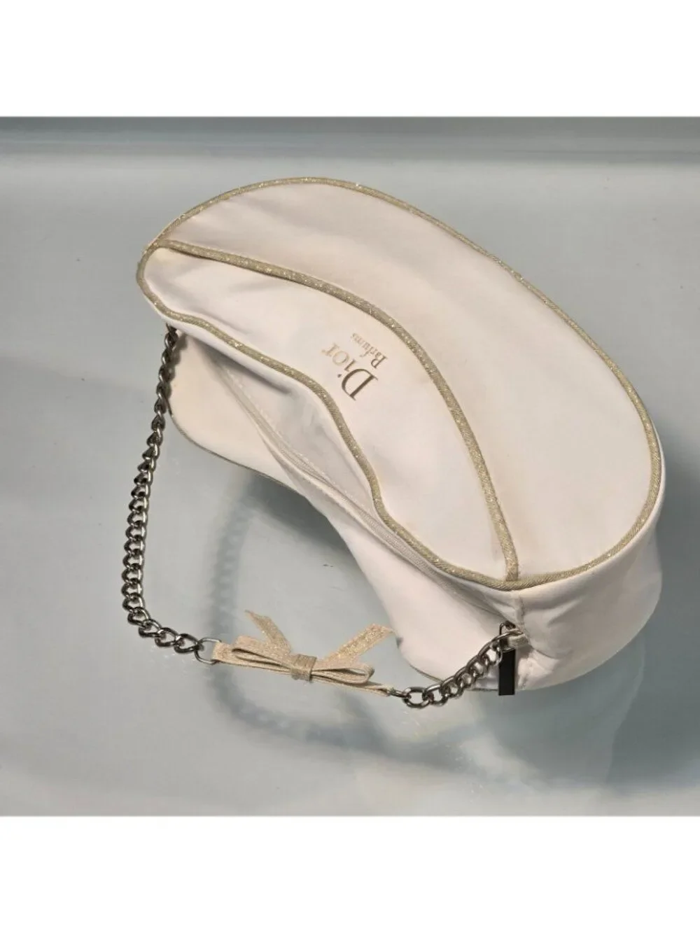 Vintage Y2K Dior Parfum Perfume Trousse Cosmetic Promo Bag Clutch Chain